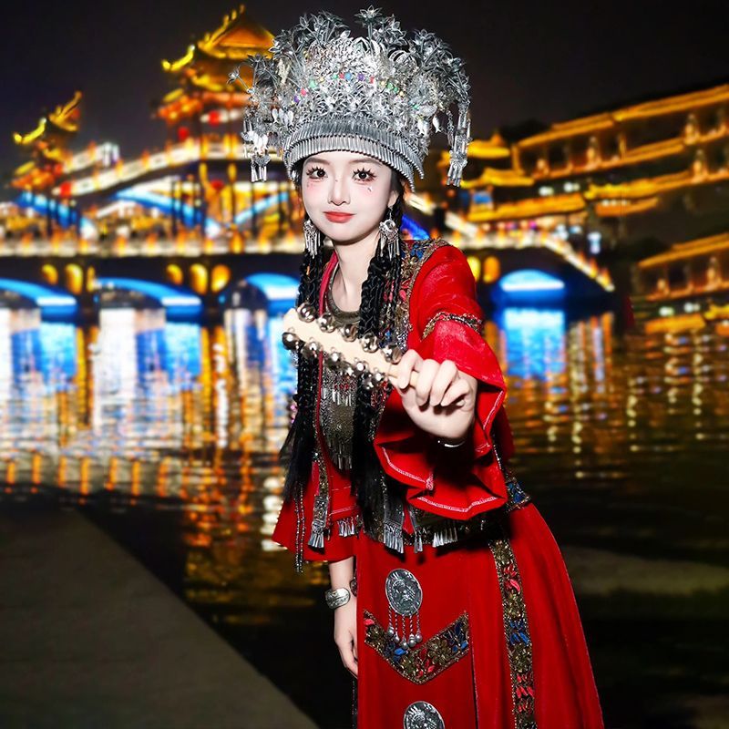 Ethnic Minority Series Wanderlust Portraits Miao Hanfu 7