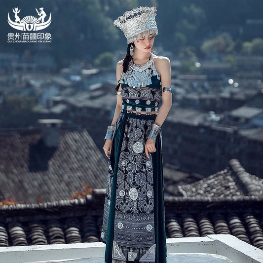 Ethnic Minority Series Wanderlust Portraits Miao Hanfu 21