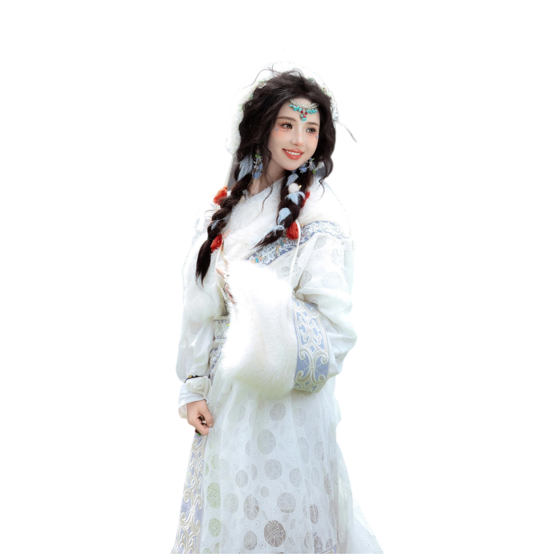 Ethnic Minority Series Wanderlust Portraits Tibetan Hanfu 35