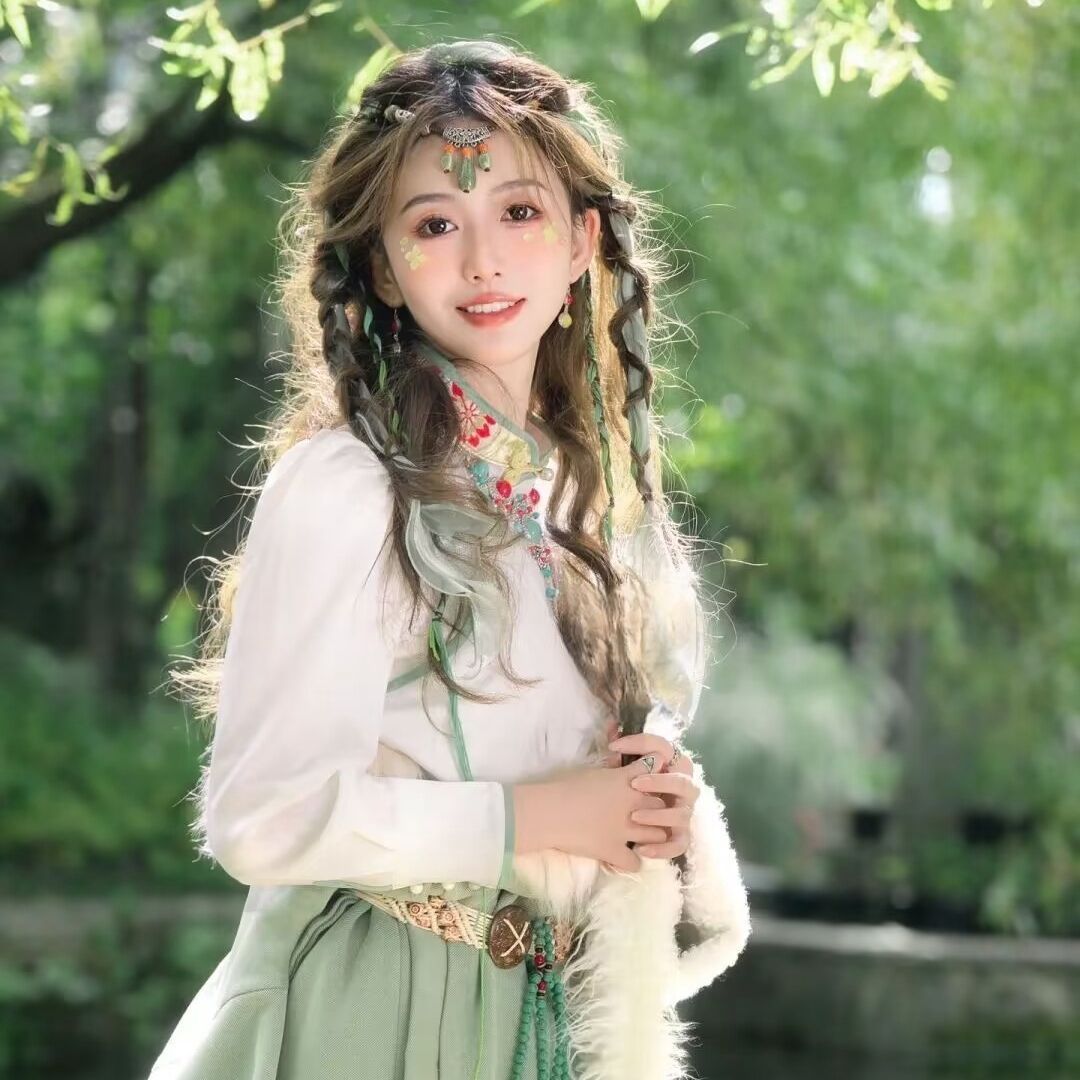 Ethnic Minority Series Wanderlust Portraits Tibetan Hanfu 41
