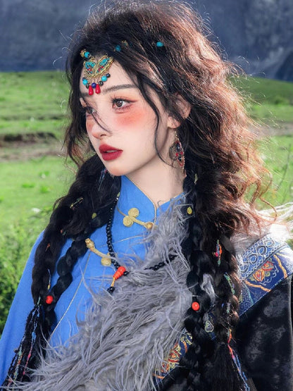 Ethnic Minority Series Wanderlust Portraits Tibetan Hanfu 21