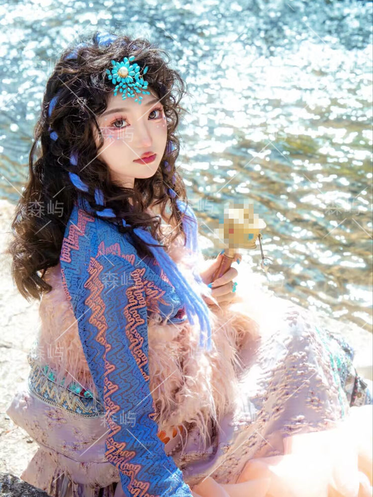 Ethnic Minority Series Wanderlust Portraits Tibetan Hanfu 15