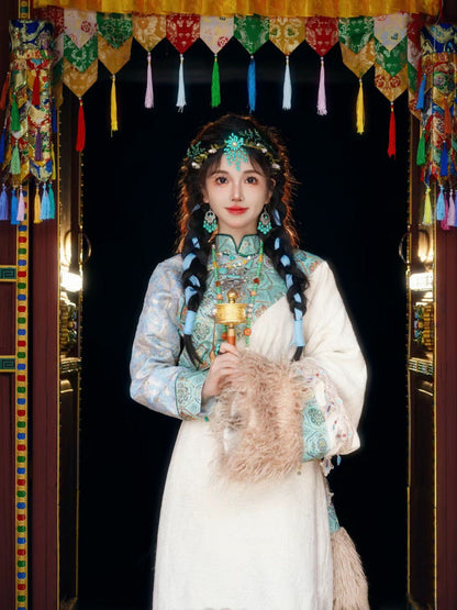 Ethnic Minority Series Wanderlust Portraits Tibetan Hanfu 17