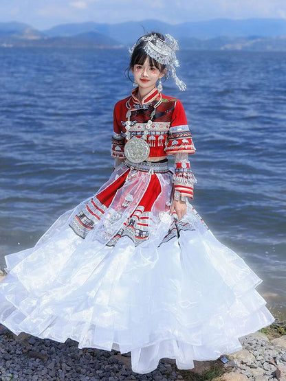 Ethnic Minority Series Wanderlust Portraits Miao Hanfu 41