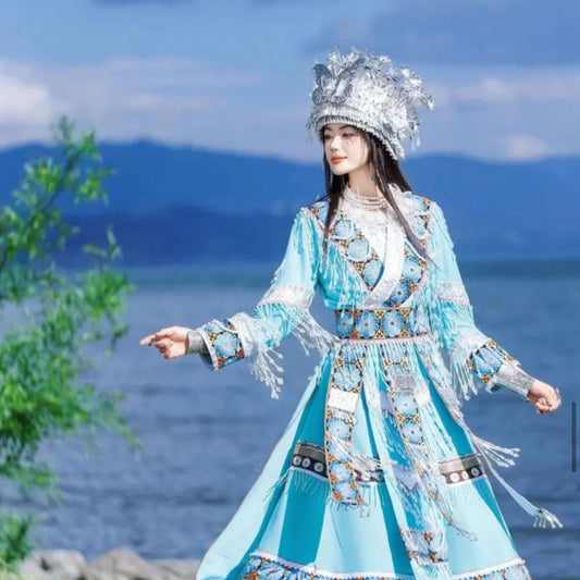 Ethnic Minority Series Wanderlust Portraits Miao Hanfu 31