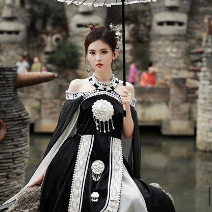Ethnic Minority Series Wanderlust Portraits Miao Hanfu 26