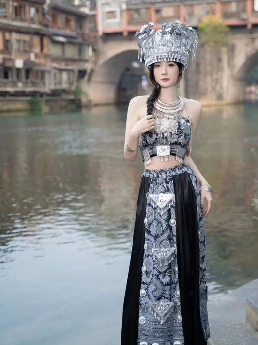Ethnic Minority Series Wanderlust Portraits Miao Hanfu 24