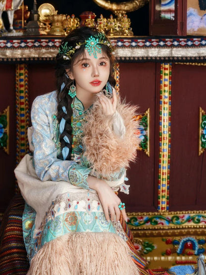 Ethnic Minority Series Wanderlust Portraits Tibetan Hanfu 17