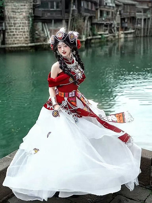 Ethnic Minority Series Wanderlust Portraits Naxi Hanfu 2