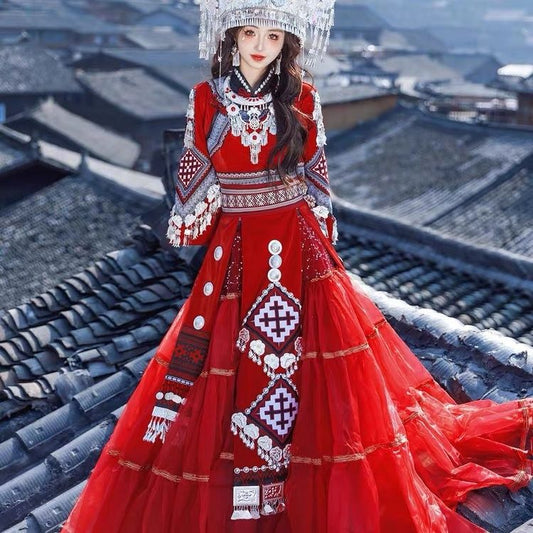 Ethnic Minority Series Wanderlust Portraits Miao Hanfu 37