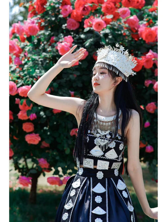 Ethnic Minority Series Wanderlust Portraits Miao Hanfu 15