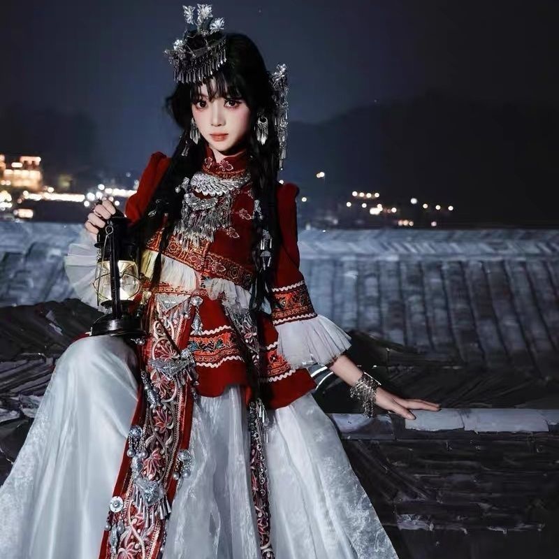 Ethnic Minority Series Wanderlust Portraits Tujia Hanfu 5