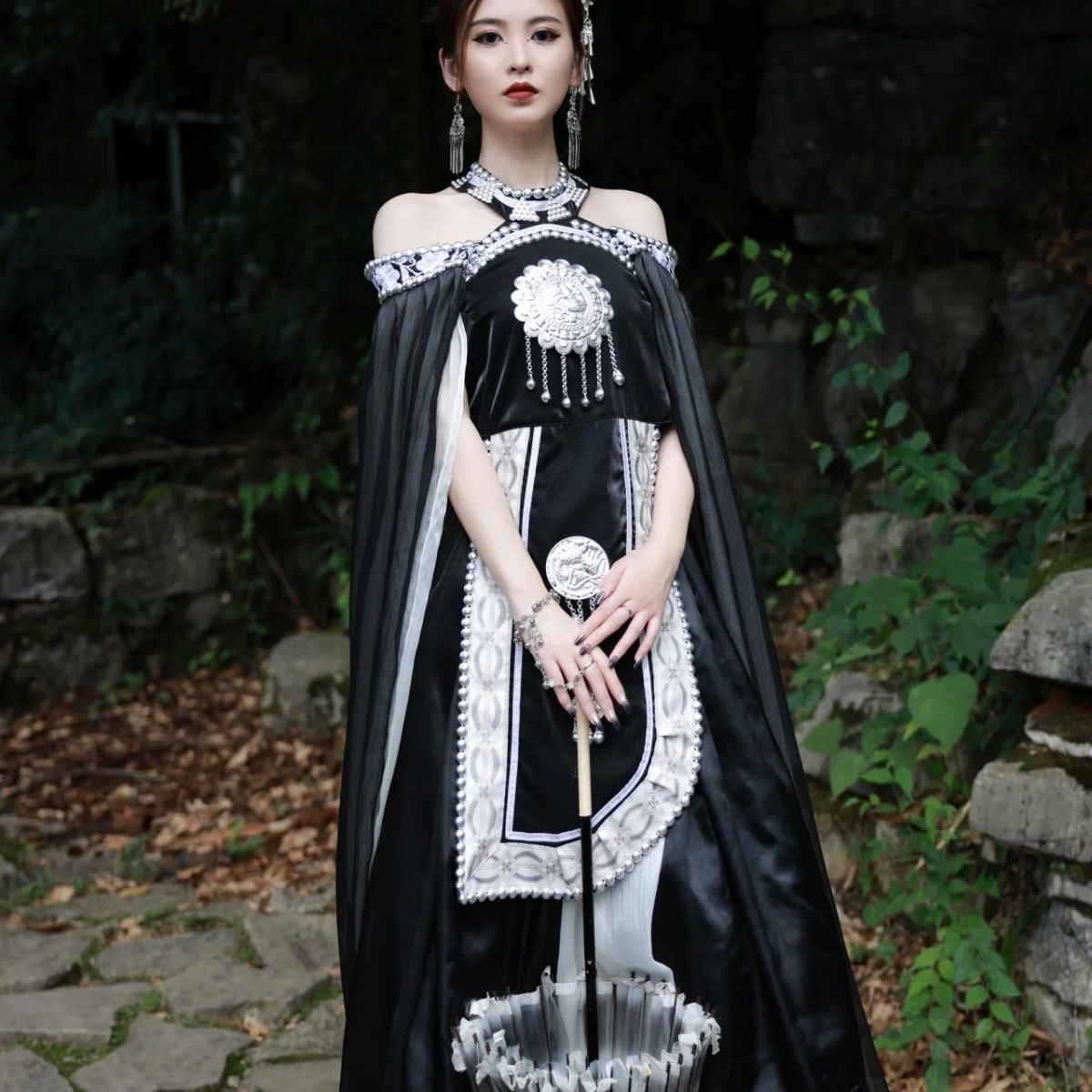 Ethnic Minority Series Wanderlust Portraits Miao Hanfu 26