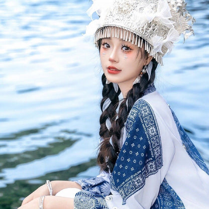 Ethnic Minority Series Wanderlust Portraits Miao Hanfu 29