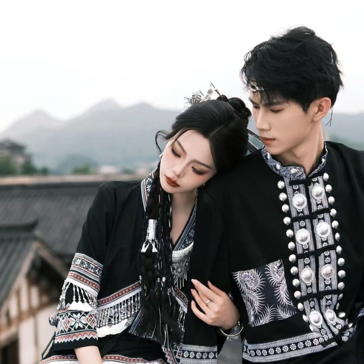 Ethnic Minority Series Wanderlust Portraits Miao Hanfu 56