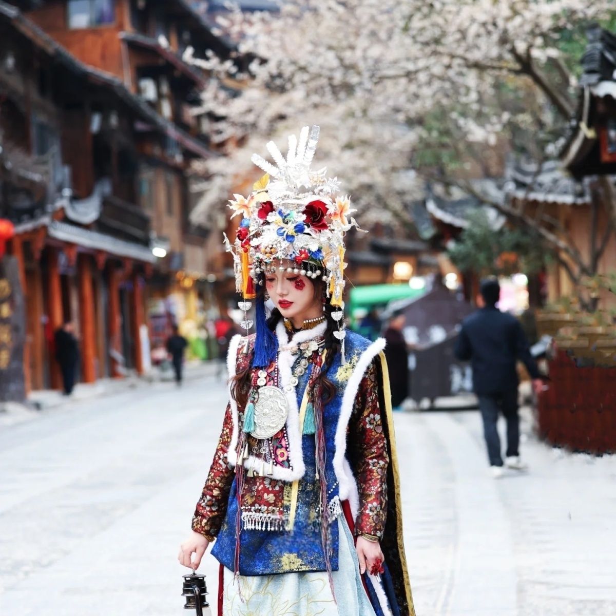 Ethnic Minority Series Wanderlust Portraits Miao Hanfu 32