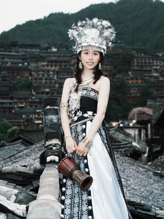 Ethnic Minority Series Wanderlust Portraits Miao Hanfu 17