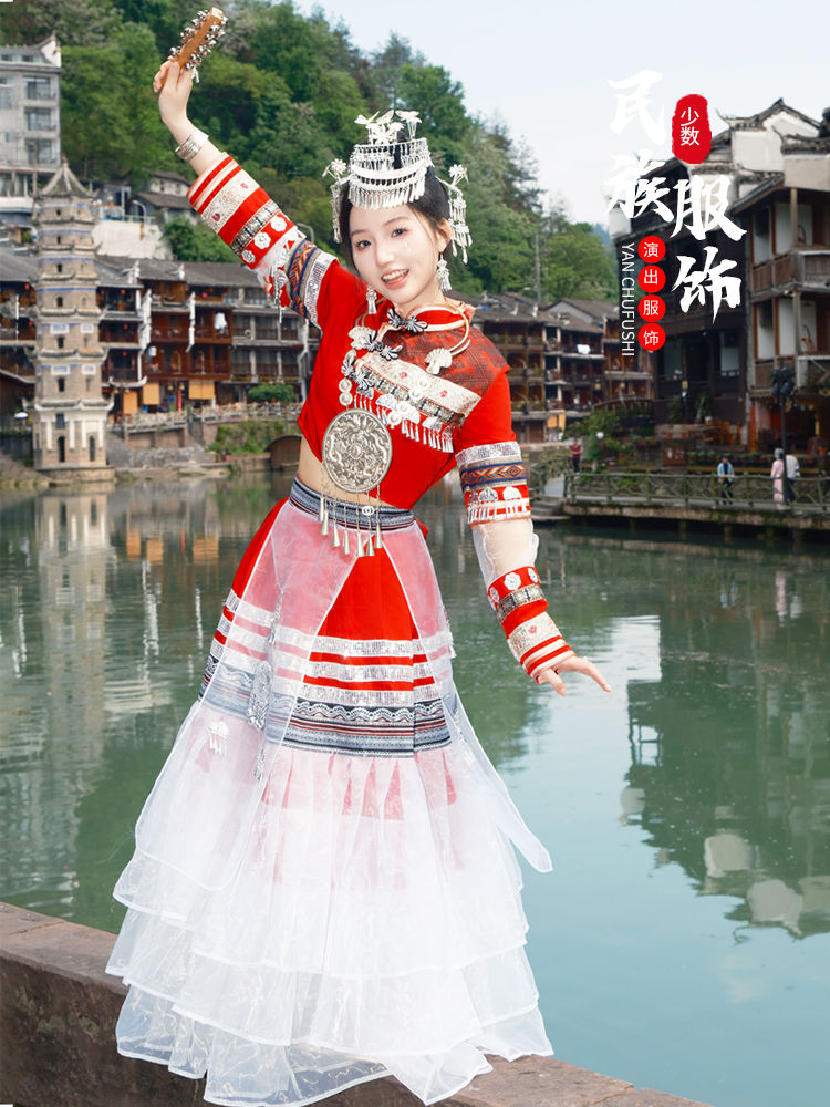Ethnic Minority Series Wanderlust Portraits Miao Hanfu 41