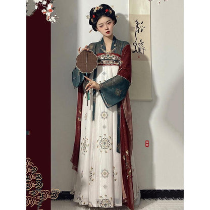 Tang Gilded Banquet Chest-length skirt Embroidery Daily