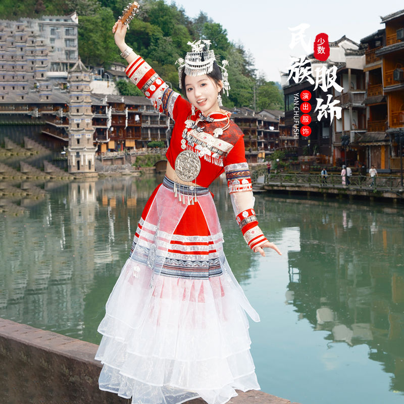 Ethnic Minority Series Wanderlust Portraits Miao Hanfu 41