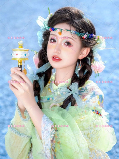 Ethnic Minority Series Wanderlust Portraits Tibetan Hanfu 48