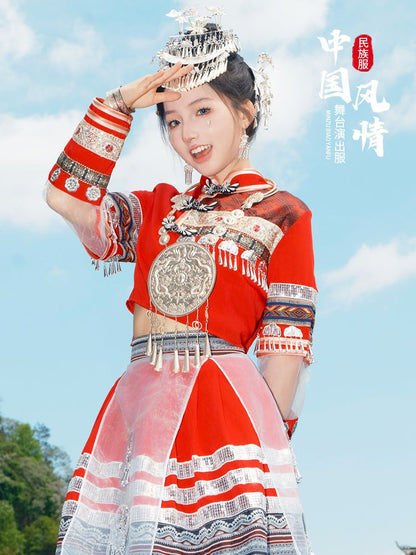 Ethnic Minority Series Wanderlust Portraits Miao Hanfu 41