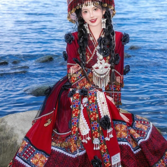 Ethnic Minority Series Wanderlust Portraits Miao Hanfu 27