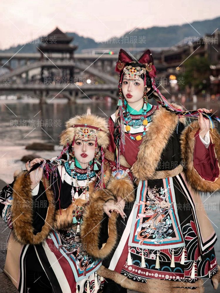 Ethnic Minority Series Wanderlust Portraits Tibetan Hanfu 25