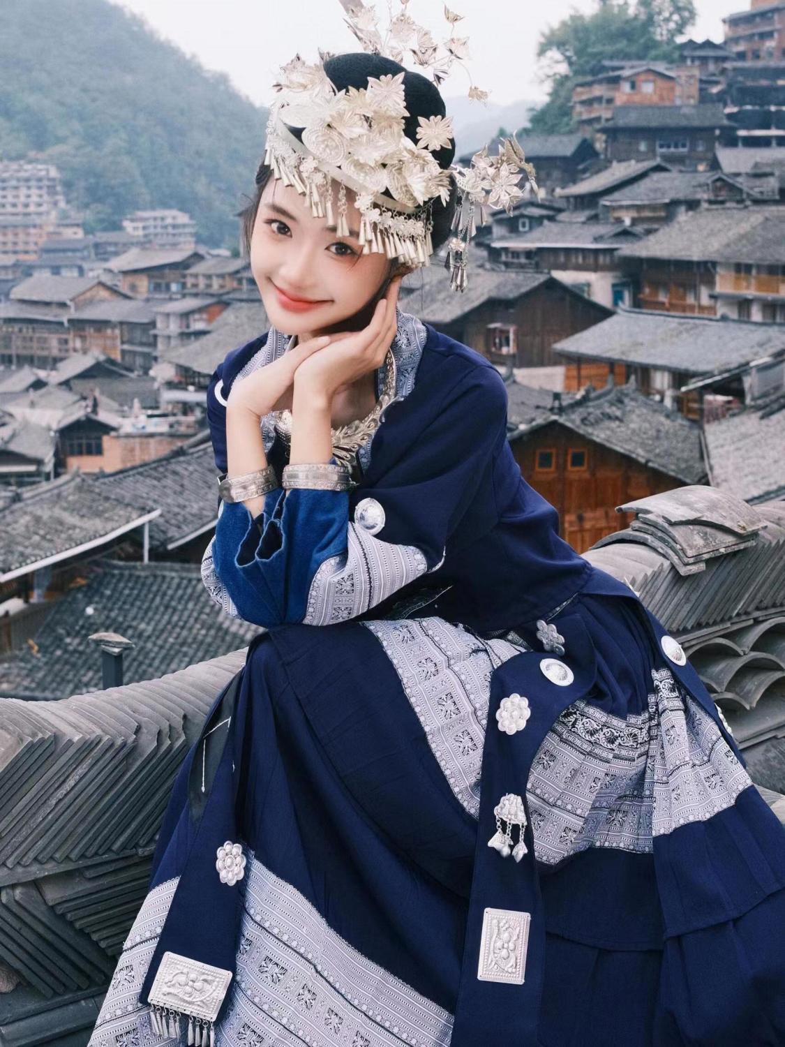 Ethnic Minority Series Wanderlust Portraits Miao Hanfu 16