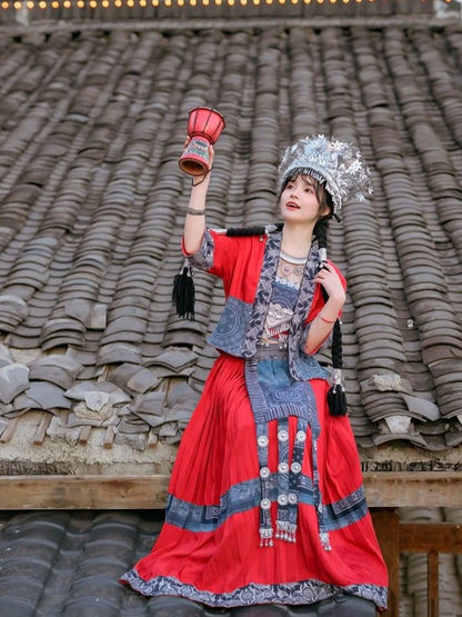 Ethnic Minority Series Wanderlust Portraits Miao Hanfu 48
