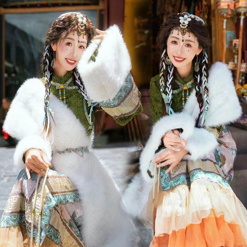 Ethnic Minority Series Wanderlust Portraits Tibetan Hanfu 5
