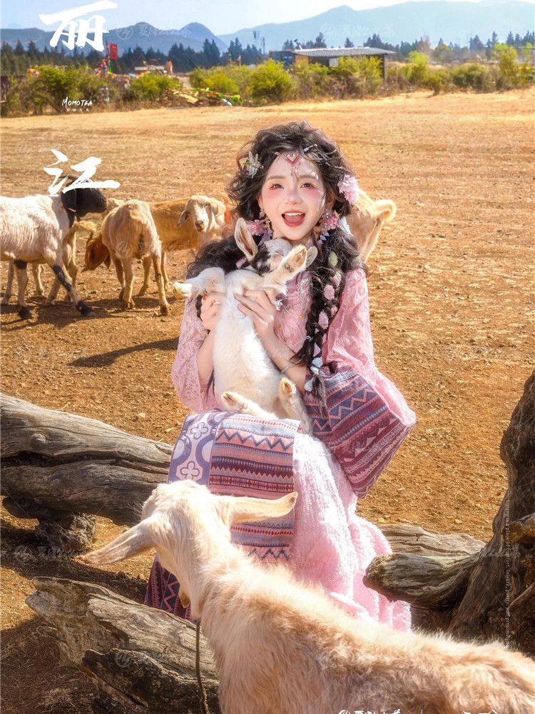 Ethnic Minority Series Wanderlust Portraits Tibetan Hanfu 22