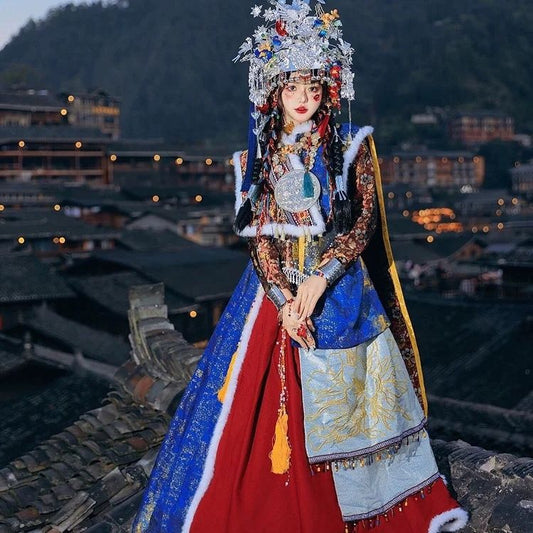 Ethnic Minority Series Wanderlust Portraits Miao Hanfu 32
