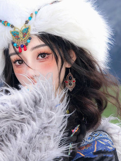 Ethnic Minority Series Wanderlust Portraits Tibetan Hanfu 21