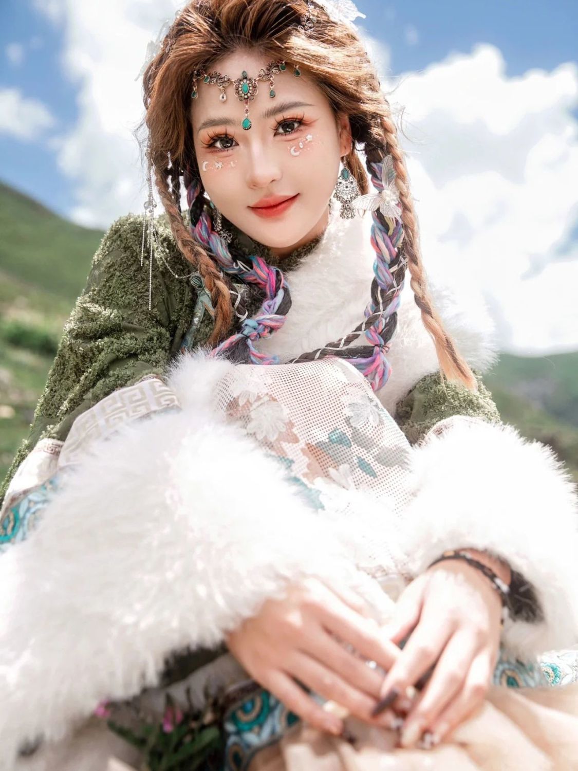 Ethnic Minority Series Wanderlust Portraits Tibetan Hanfu 5
