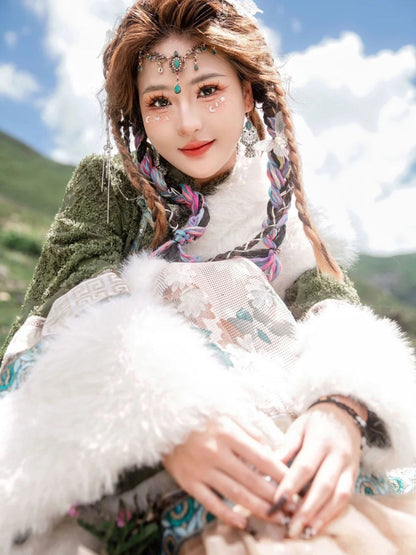 Ethnic Minority Series Wanderlust Portraits Tibetan Hanfu 5