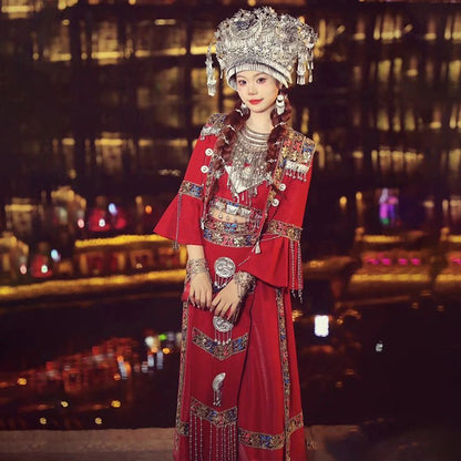 Ethnic Minority Series Wanderlust Portraits Miao Hanfu 7