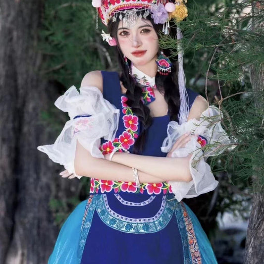 Ethnic Minority Series Wanderlust Portraits Bai Hanfu 1