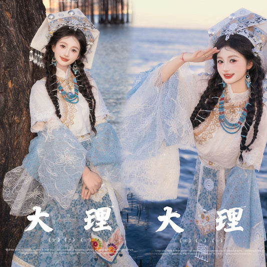 Ethnic Minority Series Wanderlust Portraits Zhuang Hanfu 2