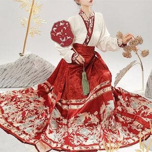 Fashion Ming DynastyModern Hanfu Qipao Cheongsam Dress Skirt, gifts for women 2024