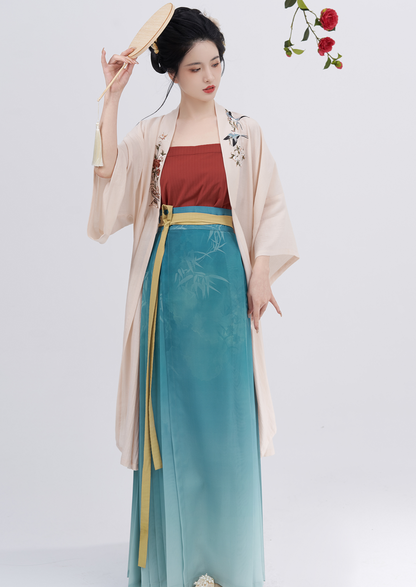 Original Ming Dynasty Traditional Hanfu Qipao Cheongsam Dress Skirt, gifts for women 2024