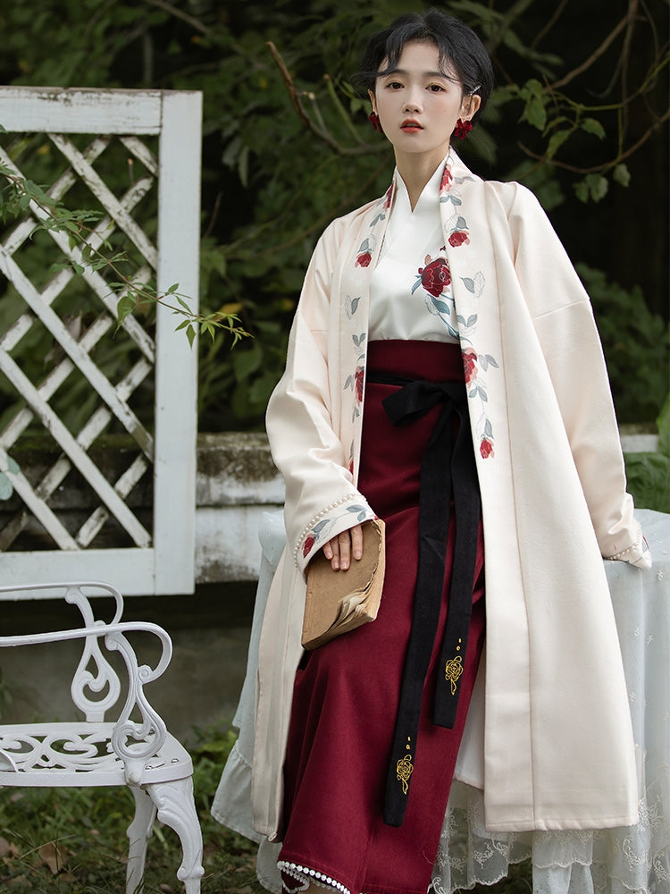 Rose | Modern Red Hanfu - Yandan_hanfu_china