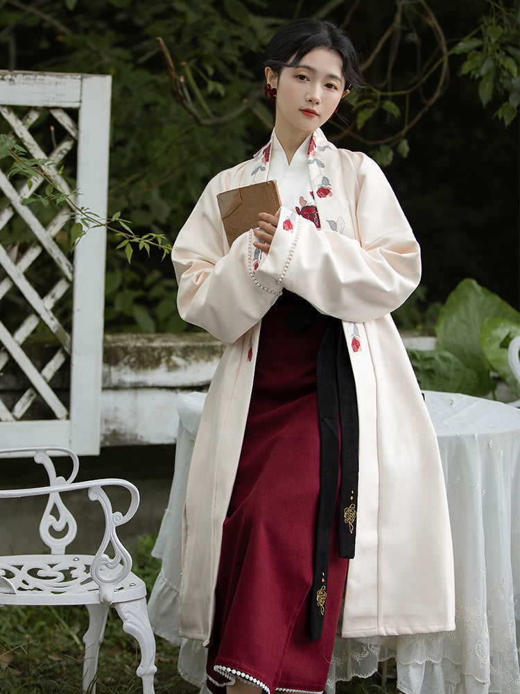 Rose | Modern Red Hanfu - Yandan_hanfu_china