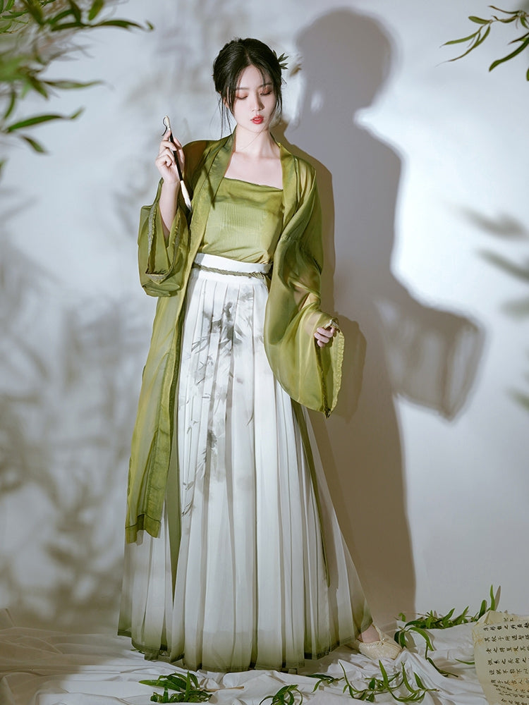 Featuring a diverse collection of Hanfu styles, this display presents a blend of traditional and modern elements, from the intricate embroidery of classic Hanfu to contemporary menswear. The assortment includes authentic Tang Dynasty dresses and detailed Ming Dynasty Hanfu, alongside luxurious royal attire and scholar officials' outfits. With a special emphasis on men's Hanfu, the exhibit highlights the rich cultural tapestry of traditional Asian clothing and modern, Asian-inspired fashion