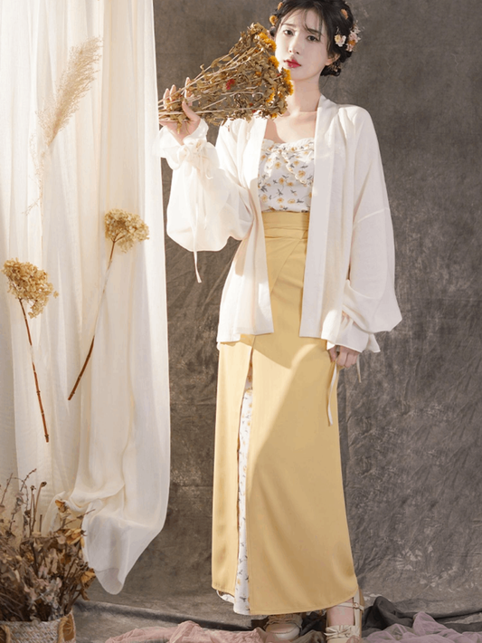 Song Dynasty Modern Hanfu Qipao Cheongsam Dress Skirt, gifts for women 2024
