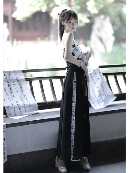 Song Dynasty New China Style Hanfu Qipao Cheongsam Dress Skirt, gifts for women 2024