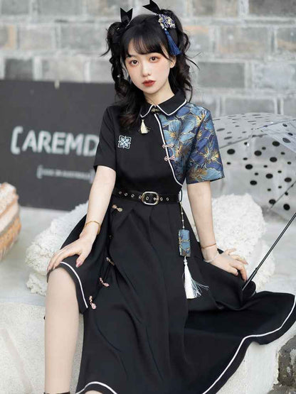 Daily Han New China Style Hanfu Qipao Cheongsam Dress Skirt, gifts for women 2024