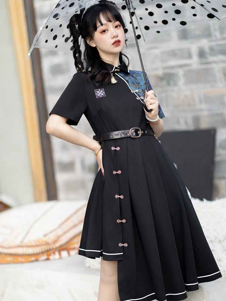 Daily Han New China Style Hanfu Qipao Cheongsam Dress Skirt, gifts for women 2024