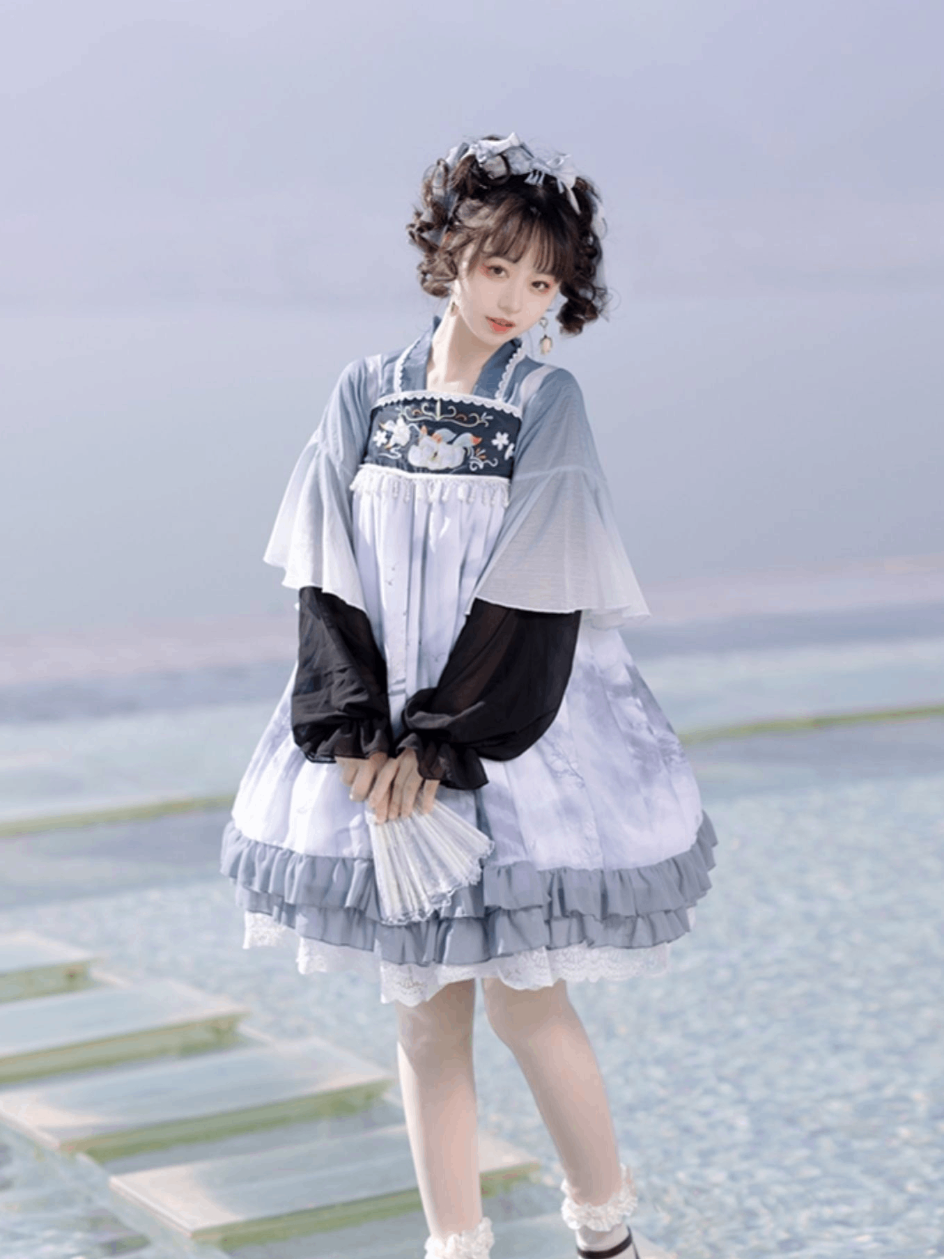オリジナル改良漢服女性中国風ロリータデイリー春夏スタイル漢要素