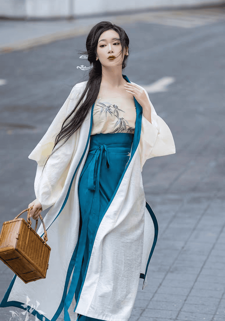 Song Dynasty Modern Hanfu Qipao Cheongsam Dress Skirt, gifts for women 2024